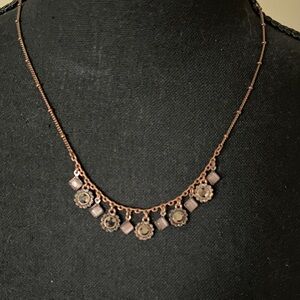 Matte Copper Lia Sophia necklace
